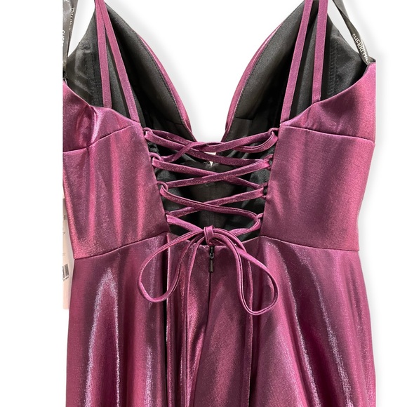 Sherri Hill #53548 Purple Special Occasion Dress NWT - Picture 6 of 14